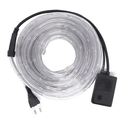 Mangueira De Pisca Led Luzes Fria 8 Funções Branco 10m 220v