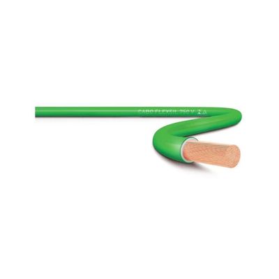 Rolo Cabo Flexível 750v 4mm 100 Metros Verde Sil