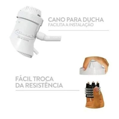 Chuveiro Nova Ducha 220v - 5500w - Branca Sintex