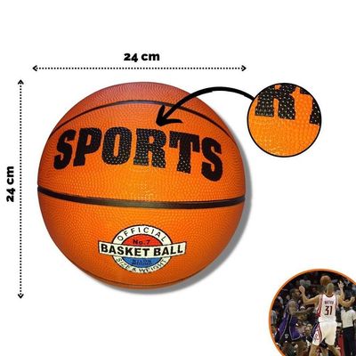 Bola De Basquete Nº 7 Oficial – Ideal Para Treinos, Jogos, Escolas E Quadra Esportiva!