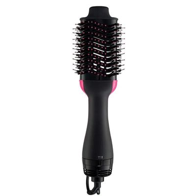 Escova Secadora Britania Cerâmica Bec02 Preto Com Rosa Bvolt