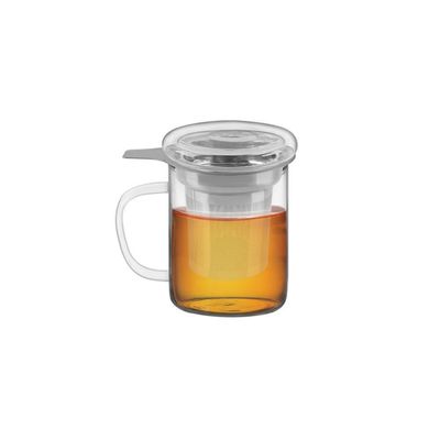 Caneca De Vidro Tramontina Com Infusor De Chá 350 Ml