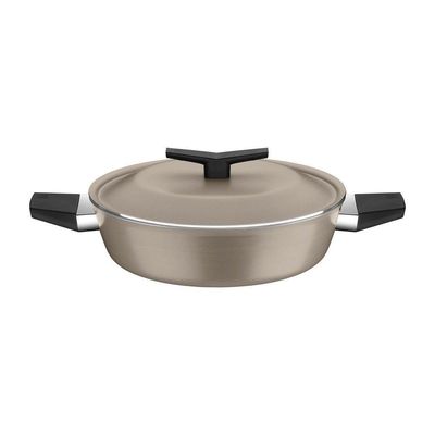 Arrozeira Tramontina Spezia Indução Alumínio Antiaderente Starflon Excellent Areia 24 Cm Tramontina