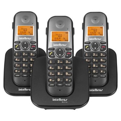 Telefone Sem Fio Intelbras Ts5123 Preto