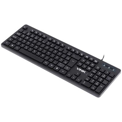 Teclado Usb Multimidia Slim Chocolate - Cabo 1.8m - Vinik -