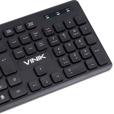 Teclado Usb Multimidia Slim Chocolate - Cabo 1.8m - Vinik -
