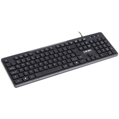 Teclado Usb Multimidia Slim Chocolate - Cabo 1.8m - Vinik -