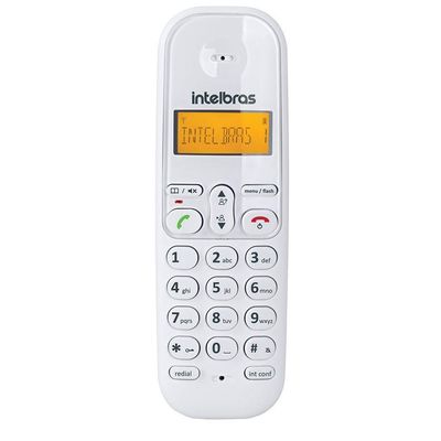Telefone Sem Fio Intelbras Ts 3110 Branco/vermelho 4123101