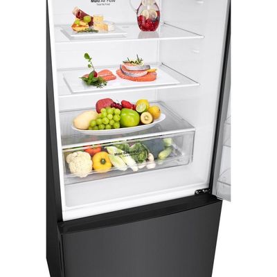 Geladeira Smart LG Frost Free Inverter 451L Inverse Black Inox GC-B569NQL 127V