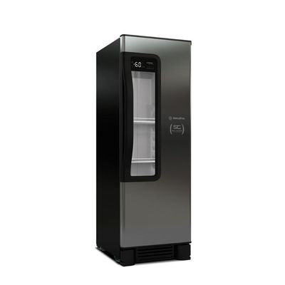 Cervejeira Expositora Visa Cooler Beer Maxx 250 Residencial Porta Inox 211 Lts Vn25tp 220v