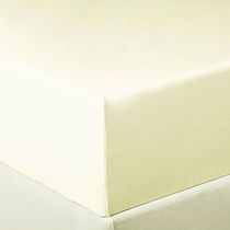 Lençol Tecebem Casal Malha C/ Elástico Liso 138mx188mx30cm Baunilha