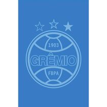 Toalha Social Academia e Mão Buettner Jacquard Veludo Futebol Grémio 33cmx50cm Azul Celeste
