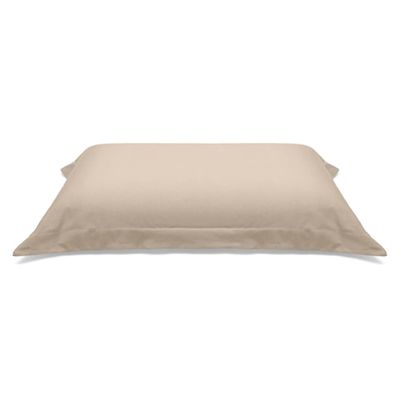 Jogo de Cama Buettner Solteiro King Malha Liso 2 Peças Image Bege