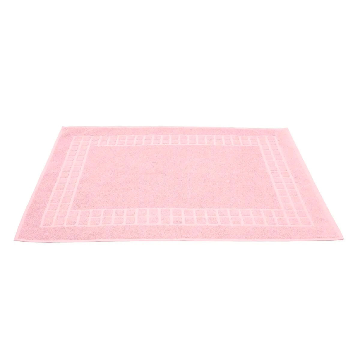 Toalha Piso Buettner Felpudo 100% Algodão Domus 50cmx80cm Rosa Petala