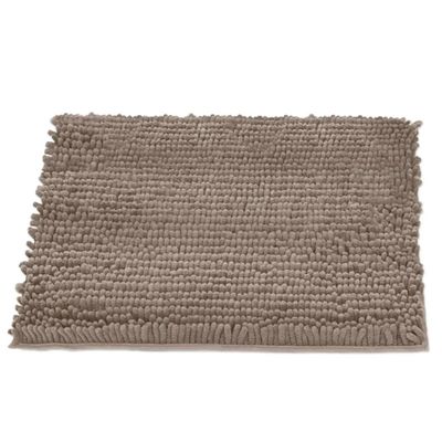 Tapete Buettner Microfibra Antiderrapante Chenille Ginko 60cmx90cm Areia
