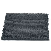 Tapete Buettner Microfibra Antiderrapante Chenille Ginko 60cmx90cm Grafite