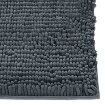 Tapete Buettner Microfibra Antiderrapante Chenille Ginko 60cmx90cm Grafite