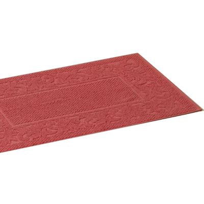 Toalha de Piso 230g Arabesco Jacquard Gaia 45cm x 75cm LMPeter Terracota