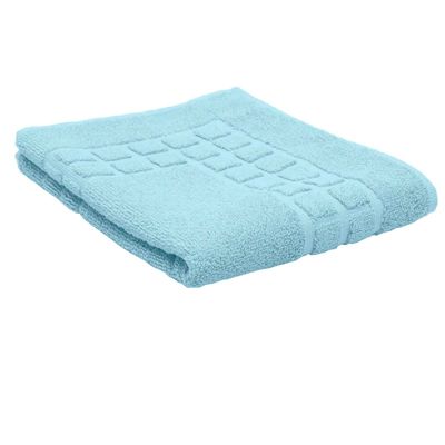 Toalha Piso Buettner 100% Algodão Domus 50cmx80cm Azul Riviera