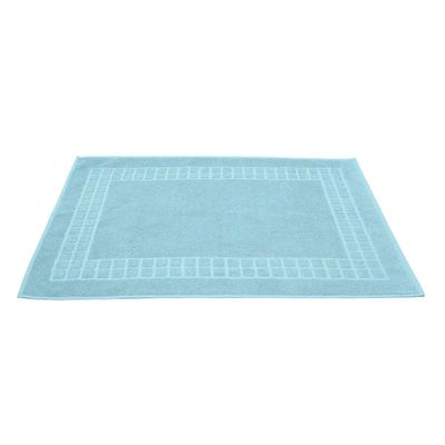 Toalha Piso Buettner 100% Algodão Domus 50cmx80cm Azul Riviera