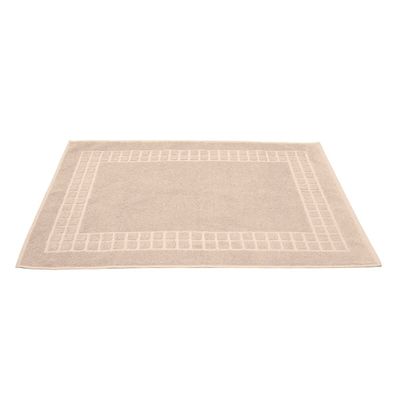 Toalha Piso Buettner Felpudo 100% Algodão Domus 50cmx80cm Palha