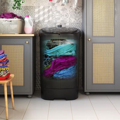 Tanquinho De Lavar Roupa Mueller 20 Kg Semiautomático MLT20B Preto 110V