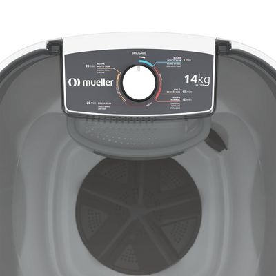 Tanquinho De Lavar Roupa Mueller 14 Kg Semiautomático MLT14B Branco 220V
