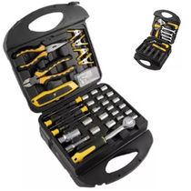 Kit De Ferramenta 117 Peças Com 49 Pontas De Fenda