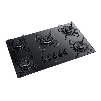 Cooktop Itatiaia Essencial 5 Bocas Mesa Vidro Preto Bivolt