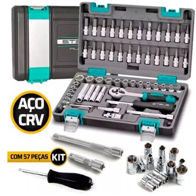 Kit Ferramenta Acompanha 57 Peças