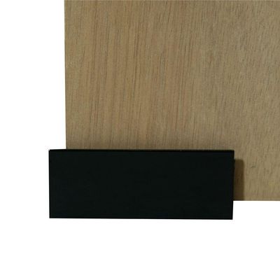 Porta Celeiro De Correr Verniz Kit Preto 210x70