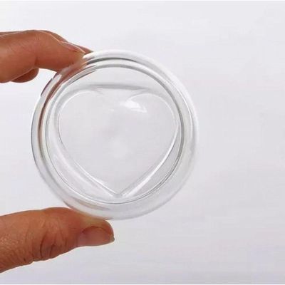Jogo De Copo Coração Parede Dupla 2 Peças 250 Ml - Mimo