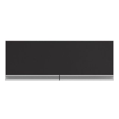 Armário De Cozinha Modulado De Canto 7 Peças Cp23 Balcão Com Tampo Branco/preto - Lumil