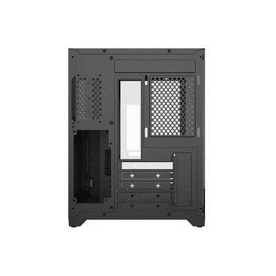 Gabinete Gamer Forcefield Black Vulcan - Frontal E...