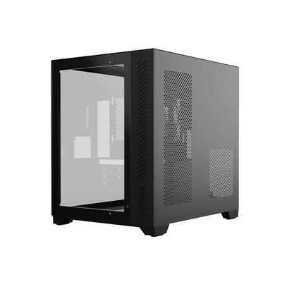 Gabinete Gamer Forcefield Black Vulcan - Frontal E...