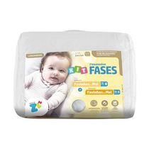 Kit 2 Travesseiros Fibrasca Favinhos  Antissufocante Branco