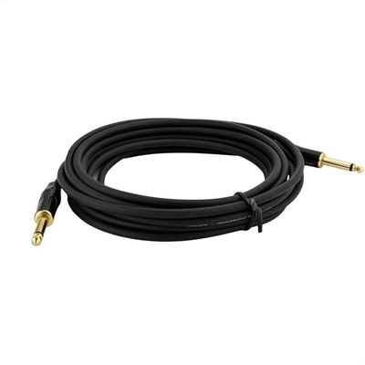 Cabo P10 Para P10 Mono Profissional - Preto 10 Metros