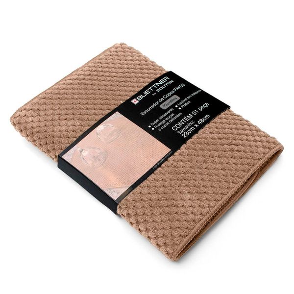 Escorredor de Copos Buettner Microfibra 80% Poliéster/20% Poliamida Cooking Favos 23cm x 48cm Bege