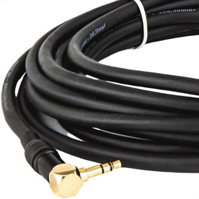 Cabo Adaptador P2 Estereo 90° Para P10 Estereo - 80 Cm