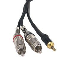 Cabo P2 Estereo Para 2 Rca Santo Angelo - 4 Metros