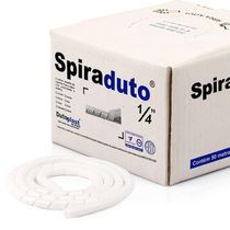 Organizador Fios E Cabos Spiraduto 1-4 Branco - 4 Metros