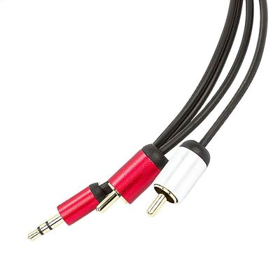 Cabo Conector P2 Estéreo Para Rca Profissional - 4 Metros