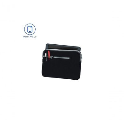 Case Neoprene Preta Para Tablet Ate 7.5" - Bo441