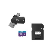 Cartao Uhs1 32gb +adap Usb Dual Mc151
