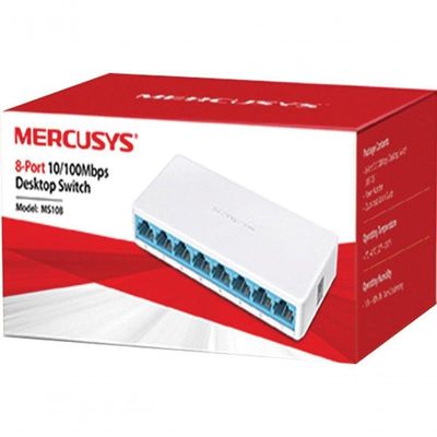 Switch De Mesa 8 Portas 10-100mbps Ms108
