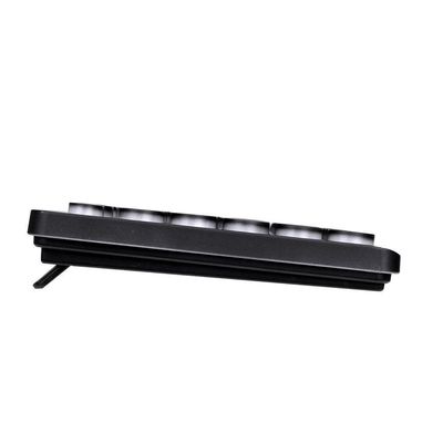 Teclado Usb Multimidia Slim Chocolate Teclas Redondas Led Branco 1.8m - Tc200