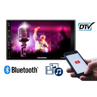 Central Multimidia Roadstar Rs606br 7 Mp6 Com Tv Digital