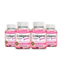 Kit 4 Colágeno Femme Maxinutri Vitaminas E Zinco 90 Cápsulas
