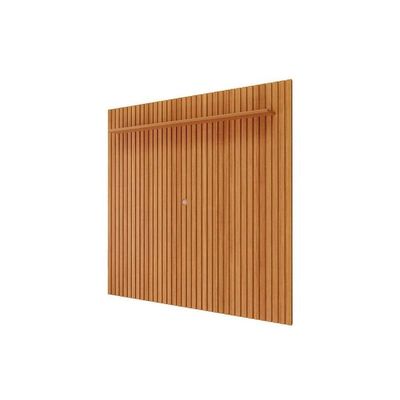 Painel Home Para Tv Até 75 Pol Maragogi Ripado Com Prateleira 230x220cm Nature - Permóbili