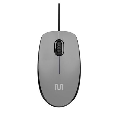 Mouse Com Fio Mf400 Clique Silencioso Conexão Usb 1200dpi